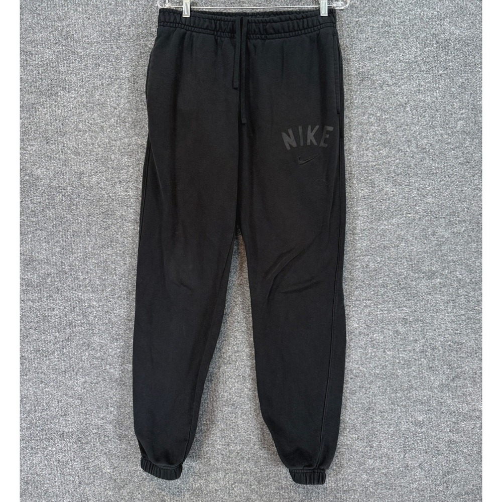 Nike Dri-FIT Sweatpants Mens Medium Black Fleece Joggers Tapered Athletic